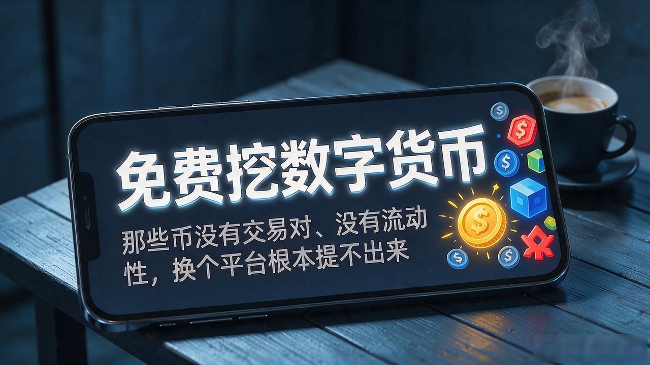 手机免费挖数字货币_零成本日入几百陷阱_手机免费挖币骗局