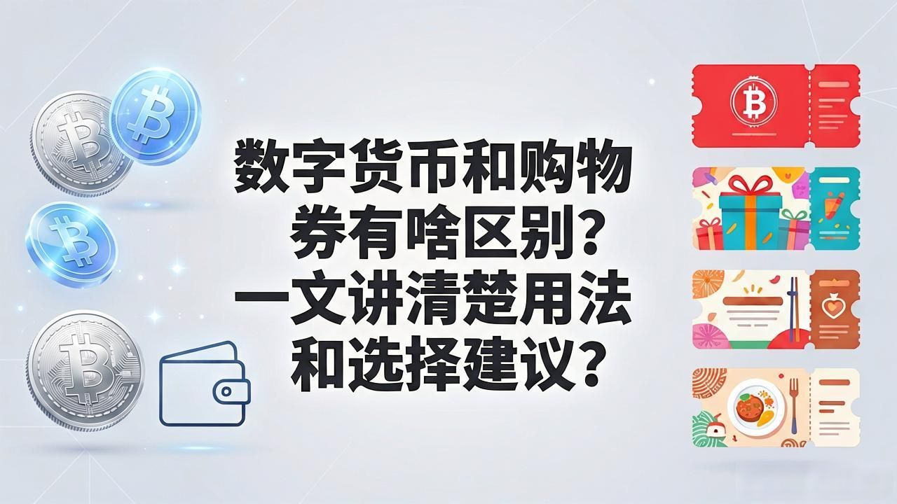 数字货币与购物券_数字货币与购物券的区别_数字货币和购物券的流通范围差异