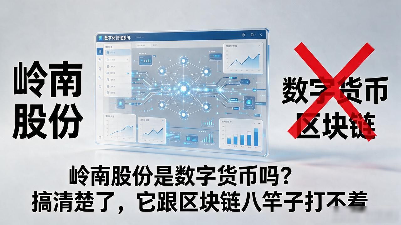 岭南股份不是数字货币_岭南股份与加密货币无关_岭南股份是数字货币吗
