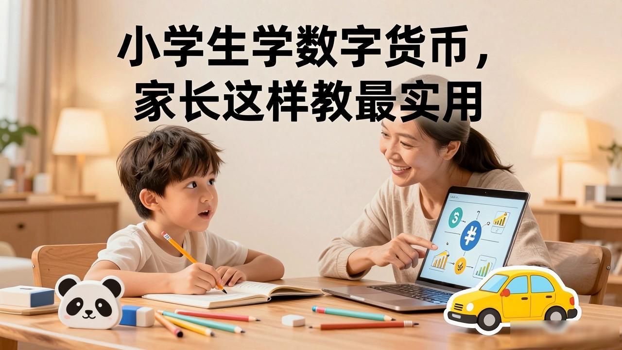 家长如何引导孩子进行数字货币财商启蒙_适用于小学生的数字货币启蒙方法_小学生学数字货币