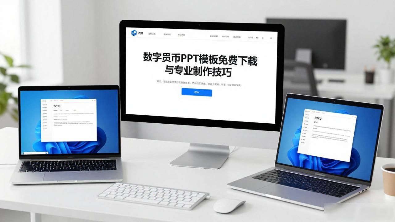 数字货币主题PPT格式规范制作技巧_数字货币pptfiletype_金融领域专业PPT文件类型选择