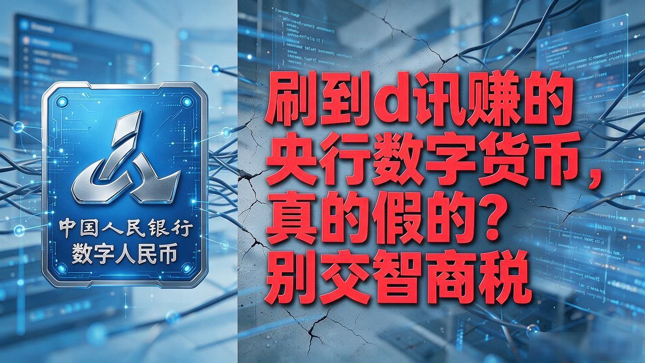 数字人民币骗局_央行数字货币_d讯赚央行数字货币真的假的