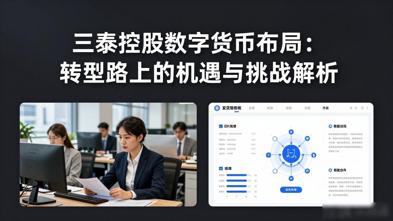 三泰控股数字化转型_三泰控股数字货币领域探索_三泰控股数字货币