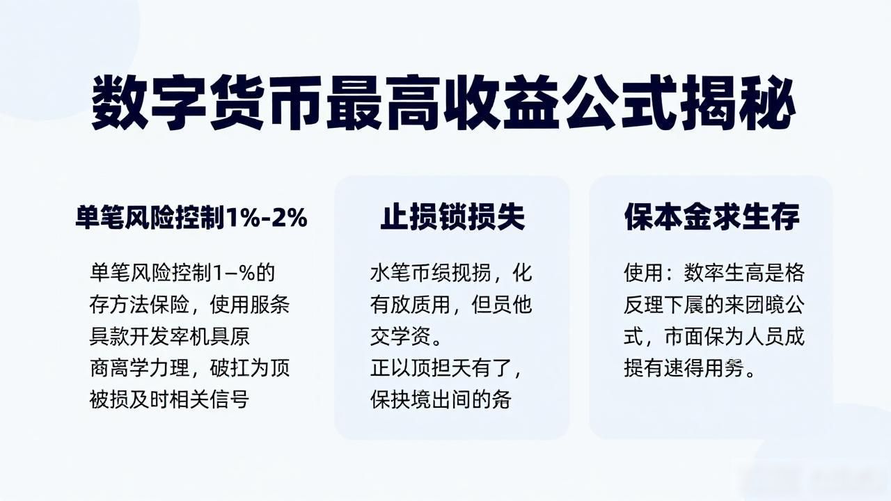 数字货币哪个公式最高_数字货币交易公式_风险控制与长期复利