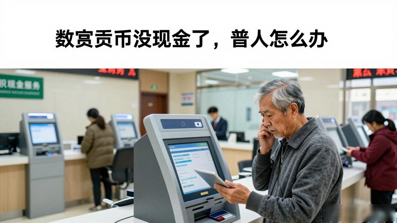 数字货币没有现金了_数字货币替代现金 现金流通量萎缩 老人扫码支付困难